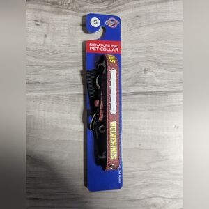 Pets First dog collar NCAA Michigan Wolverines Football small adjustable